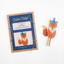 Make Your Own Fox Peg Doll Kit, thumbnail 7 of 7