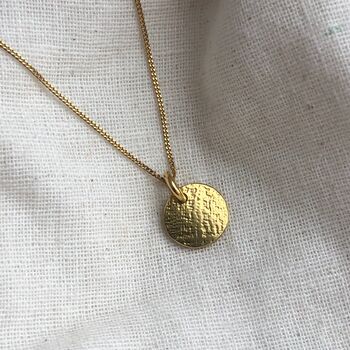 Recycled Silver And Gold Vermeil Love Token Pendant, 8 of 9