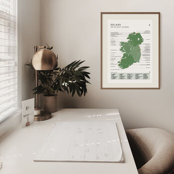Ireland Golf Map And Checklist Top 50 Green 2024, 5 of 7