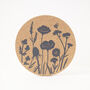 Cork Placemats And Coasters | Wildflowers, thumbnail 2 of 12