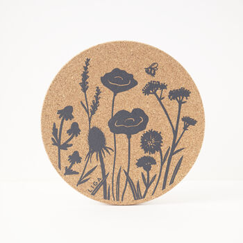 Cork Placemats And Coasters | Wildflowers, 2 of 12