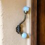Grey Symmetry: Elegantly Twisted Coat Hook, thumbnail 1 of 2