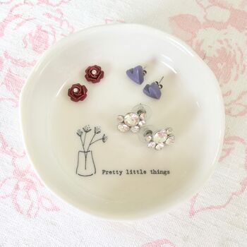 Porcelain 'Pretty Things' Trinket Dish ~ Boxed, 3 of 9