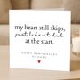 Romantic Anniversary Card Personalised For Husband Or Wife, thumbnail 2 of 7