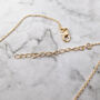18ct Gold Vermeil Personalised Beaded Necklace, thumbnail 2 of 5