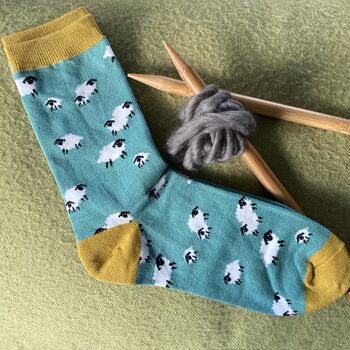 Bamboo Socks For Knitting Lovers, 4 of 4