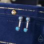 Sterling Silver Blue Opal Ear Jacket, thumbnail 1 of 12