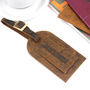 Personalised Leather Luggage Tag With Buckle, thumbnail 4 of 12