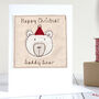 Personalised Polar Bear Christmas Card For Him Or Her, thumbnail 1 of 8