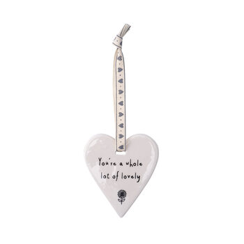You're A Whole Lot Of… Hanging Heart Ornament, 2 of 2