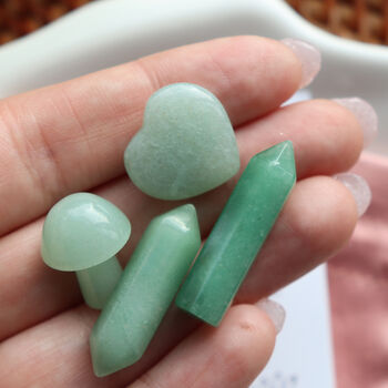 Green Aventurine Crystal Tower Gift With Crystal Card, 4 of 10