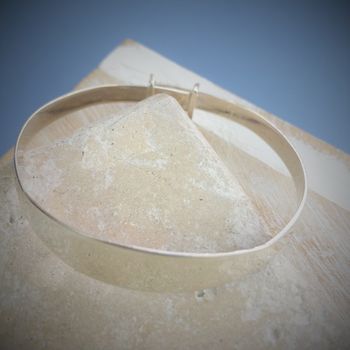 Personalised Solid Silver Baby Christening Bangle, 3 of 8