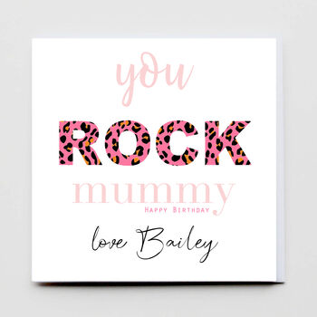 Happy Mother's Day 'You Rock Mummy', 3 of 4