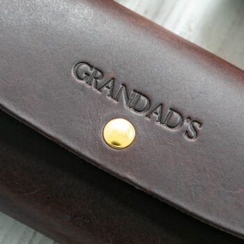 Personalised Leather Holder, 3 of 12