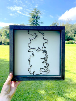 Framed Handmade Maps Real And Fantasy, 6 of 6