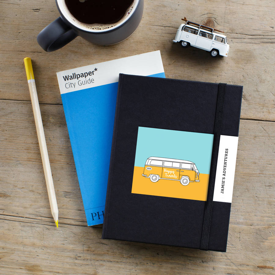 Personalised Travel And Adventure Notebook By Quirky Chocolate