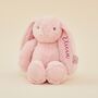 Personalised Pink Bunny Soft Toy, thumbnail 1 of 6