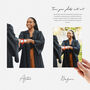 Personalised Graduation Portrait From Photo – Keepsake Gift For School Leavers And Friends, thumbnail 2 of 11