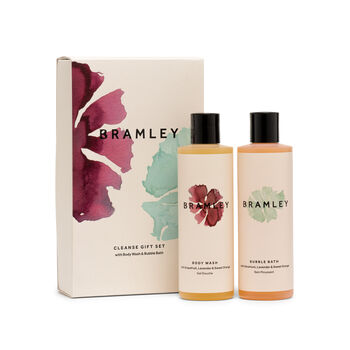 Cleanse Body Wash And Bubble Bath Gift Set, 2 of 2