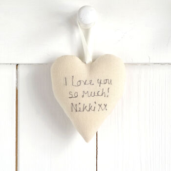 Personalised Initial Hanging Heart Birthday Gift For Her, Any Age, 5 of 12