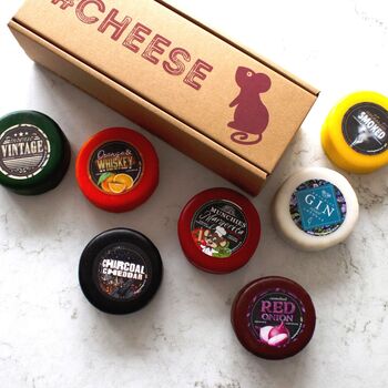 Colourful Rainbow Seven Cheese Gift Box | Cheese Gifts, 2 of 9