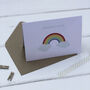 Rainbow Note Card: Sending Love, thumbnail 5 of 5