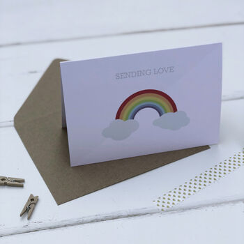 Rainbow Note Card: Sending Love, 5 of 5