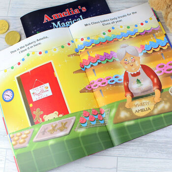 Personalised Magical Christmas Adventure Story Book And Personalised Teddy Bear – Christmas Gift, 10 of 12