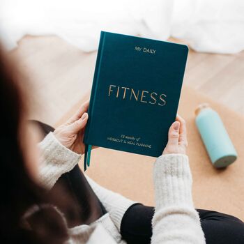 Fitness And Meal Planner Forest Green, 2 of 12