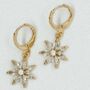 Petal Flower Charm Earrings, thumbnail 3 of 5