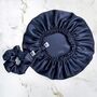 Satin Bonnet Sleep Set With Scrunchie For Hair Protection, thumbnail 3 of 12