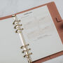 Personalised Ring Binder/Daily Undated Planner, thumbnail 3 of 9