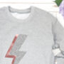 Ladies Lightning Bolt Sweatshirt, thumbnail 2 of 6