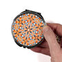 Orange Fox Flower Compact Mirror And Lens Cloth, thumbnail 12 of 12