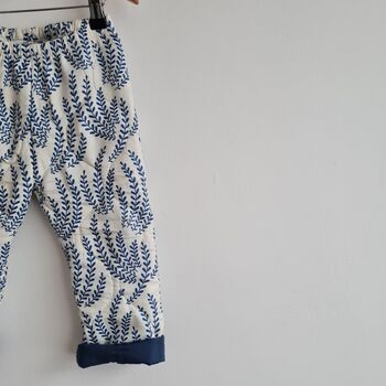 Reed Quilted Trousers Baby And Child, 4 of 5