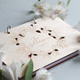Floral Cut Out Wedding Guest Book, thumbnail 1 of 4