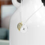 Personalised Angel Necklace Sterling Silver/Gold Plated, thumbnail 3 of 4
