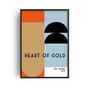 Heart Of Gold Retro Nursery Giclée Retro Art Print, thumbnail 3 of 4