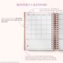Personalised Undated Planner | Pink, thumbnail 2 of 8