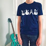 Iconic Guitars Kids Organic Cotton T Shirt, thumbnail 1 of 4