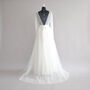 Silk Style Tulle Bridal Over Skirt, thumbnail 3 of 7