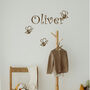Personalised Name And Bees Nursery Wall Sticker, thumbnail 2 of 4