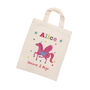 Personalised Unicorn Mini Shopper Bag, thumbnail 3 of 3