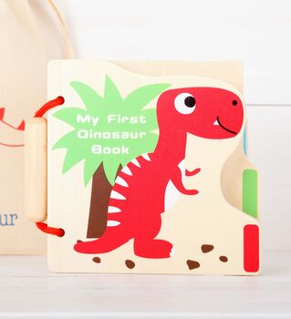 My First Dinosaur Picture Book And Personalised Bag, 2 of 3