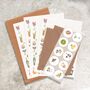 Cocktail Party Cheese And Wine Letter Writing Set, thumbnail 4 of 8