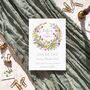 Spring Flowers Save The Date Cards And Envelopes, thumbnail 9 of 9