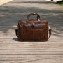 Genuine Leather Briefcase With Luggage Strap, thumbnail 2 of 12