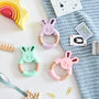 Rainbow Baby Teether And Muslin Swaddle Gift Set, thumbnail 4 of 9