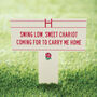 Rugby Fan Garden Stake, thumbnail 1 of 5