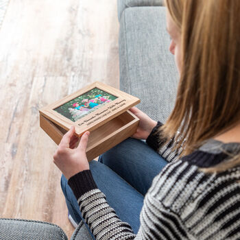 Personalised Favourite Memories Photo Keepsake Box, 2 of 3